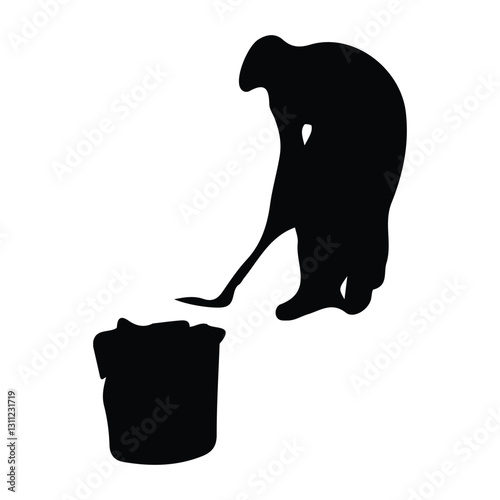 icon of person with building work tools
