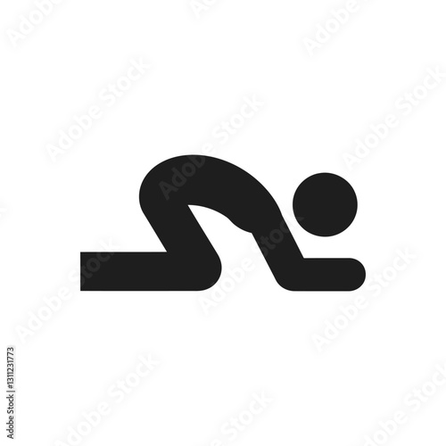 Worship Bowing Pose Icon