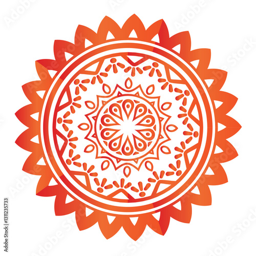 mandala round ornament