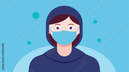 These descriptions focus on the application and benefits of exosomeinfused face masks while maintaining a clear visual appeal suitable for vector illustrations.