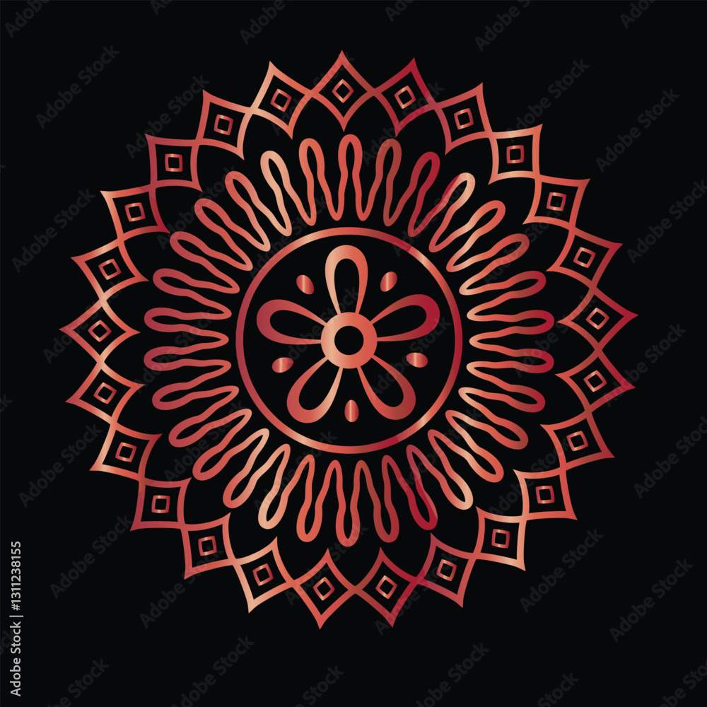 abstract mandala ornament