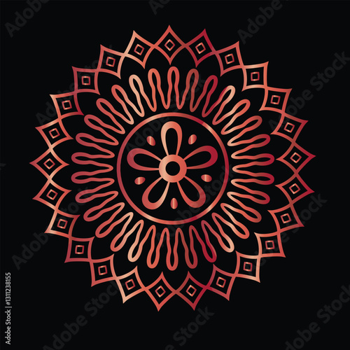 abstract mandala ornament