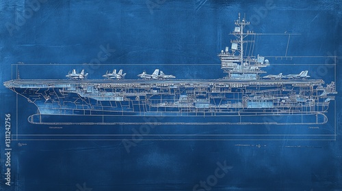 aircraft carrier design drawing