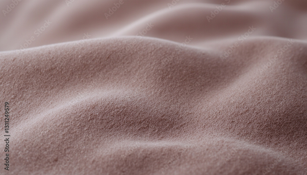 Fototapeta premium Soft pink fabric with smooth, velvety texture that invites touch