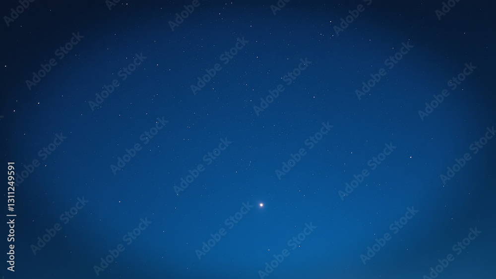 Fototapeta premium dark blue sky features golden starlight suspended atmosphere