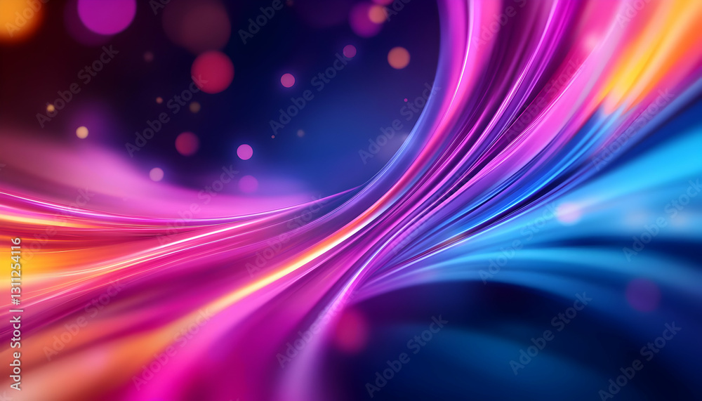 Fototapeta premium A vibrant swirl of colors creates a dynamic and modern abstract background, perfect for design projects and digital art.
