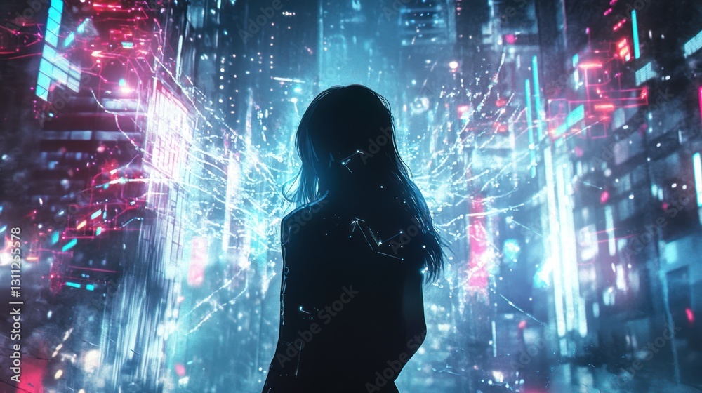 Cyberpunk Silhouette Cyberpunk Silhouette