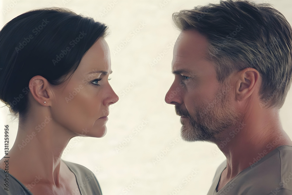 Serious Couple Relationship Conflict Profile Photo Serious Couple Relationship Conflict Profile Photo