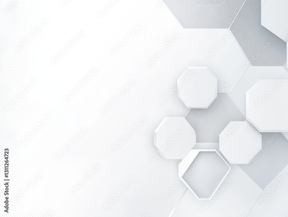A detailed close up view of a white hexagon pattern on a white surface A detailed close up view of a white hexagon pattern on a white surface