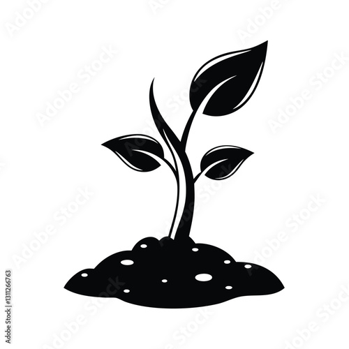 black and white tree