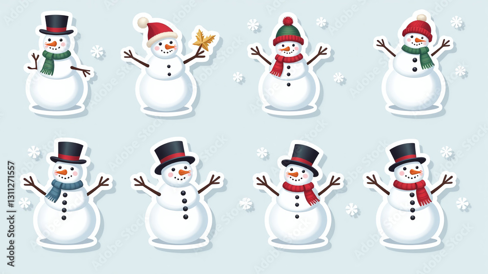 white snowman icon suitable decorative elements stickers various designs formats web white snowman icon suitable decorative elements stickers various designs formats web