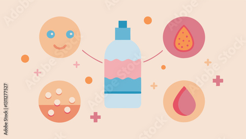 These vector illustrations can creatively convey the benefits and characteristics of collagenboosting body lotions with exosomes while maintaining a simple and engaging design.