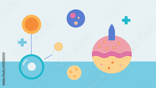 These descriptions should provide a foundation for creating engaging and informative vector illustrations related to exosome therapies for skin cell turnover.
