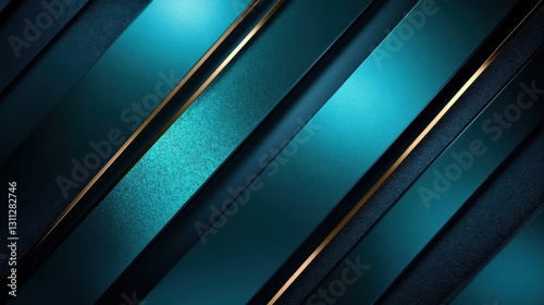 Dynamic black teal greenblue abstract geometric background digital art modern aesthetics creative environment photo