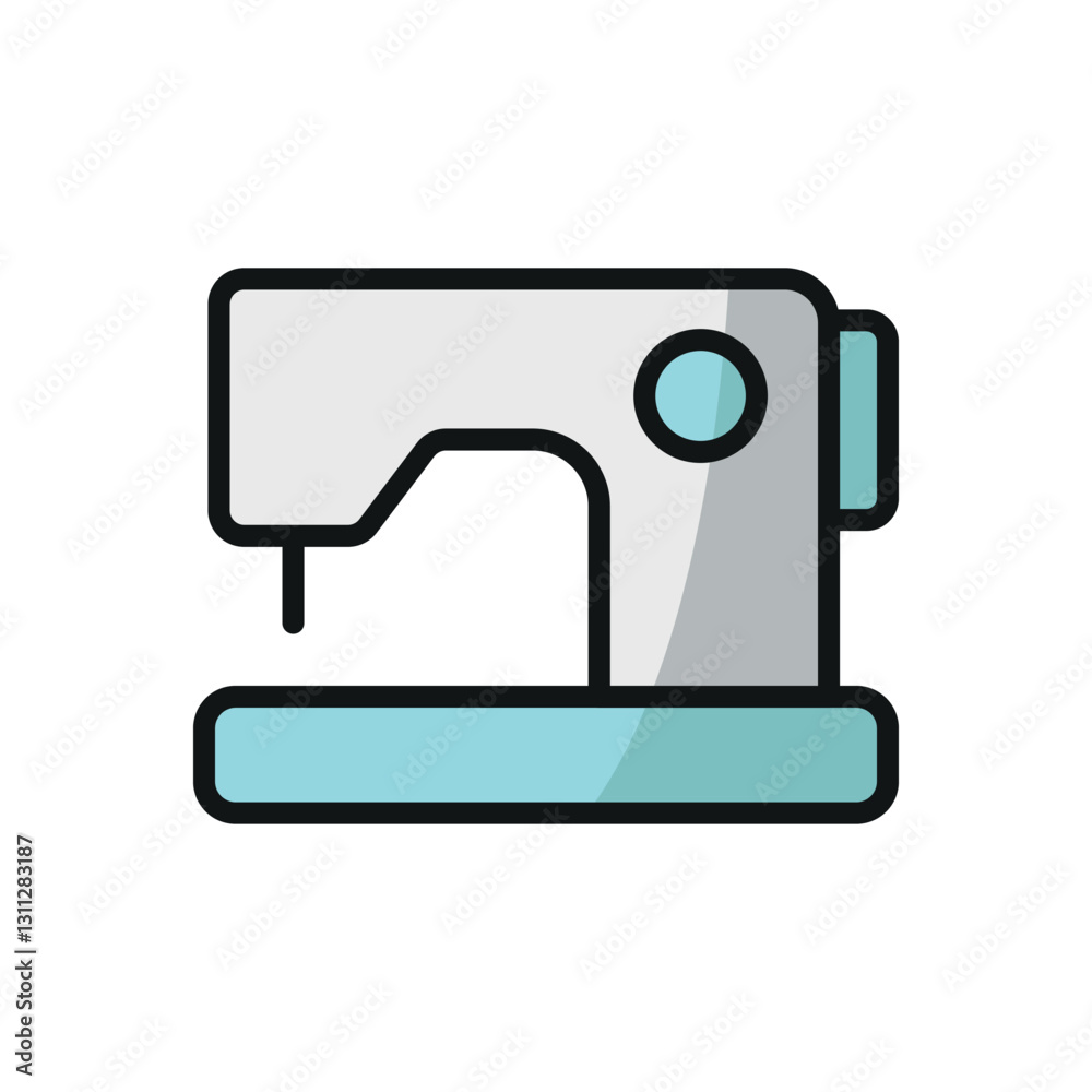 Sewing machine tailor and fashion icon represents efficiency and craftsmanship, perfect for sewing, tailoring, dressmaking, and textile design. Sewing machine tailor and fashion icon represents efficiency and craftsmanship, perfect for sewing, tailoring, dressmaking, and textile design.