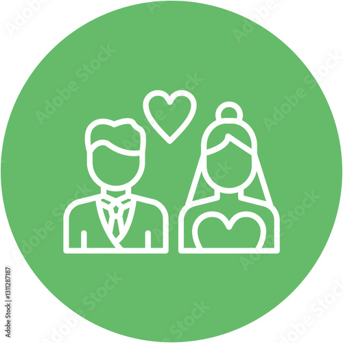 Bride and Groom Icon