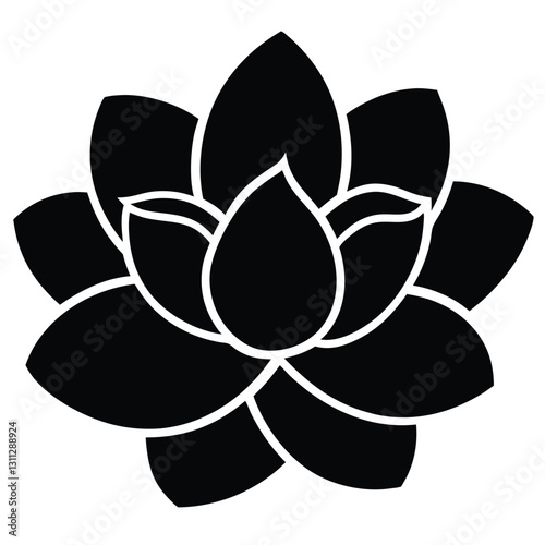 Flower Art  Green icon luck Patrick
