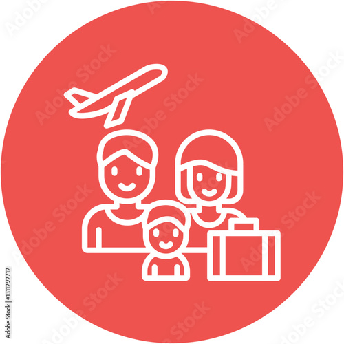 Family Vacation Icon