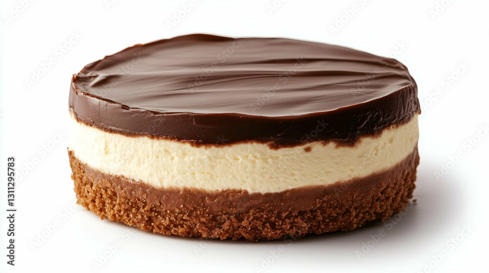 Chocolate cheesecake with ganache