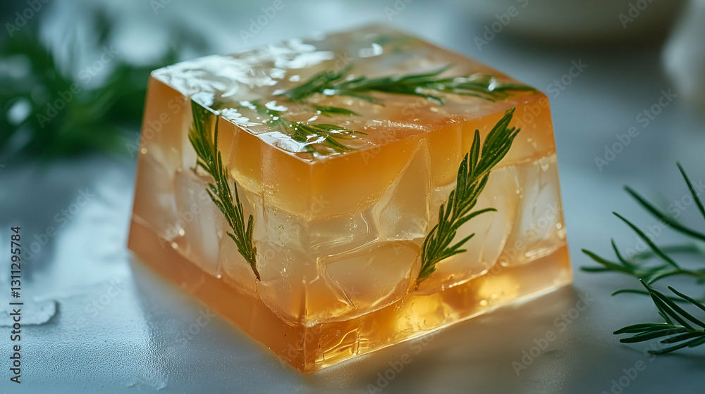 Herbal jelly with rosemary