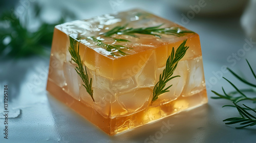 Herbal jelly with rosemary