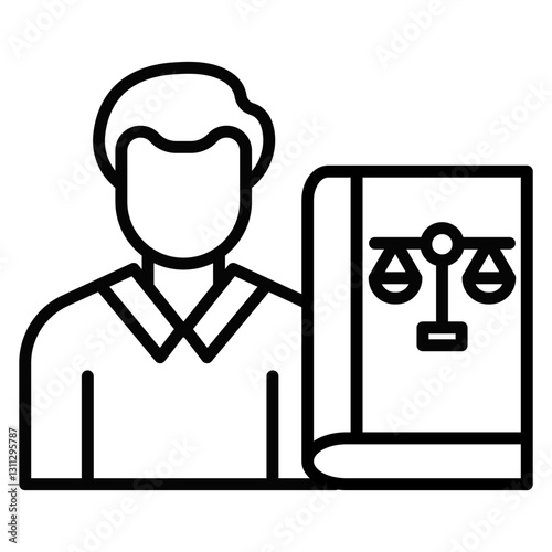 Defendant Male Icon