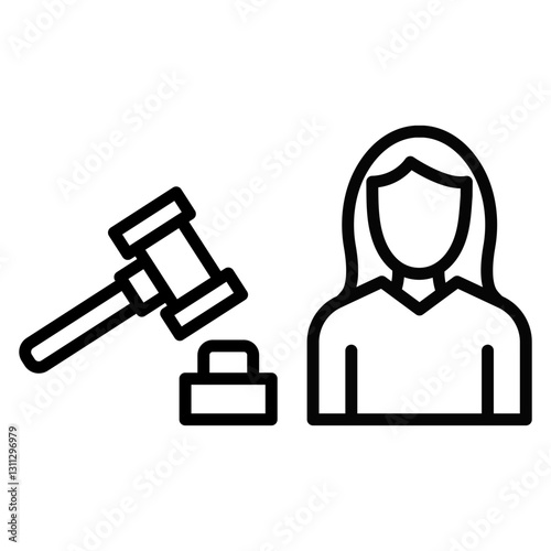 Prosecutor Female Icon
