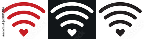 Wifi icon. Free wifi isolated icon. wi-fi network linear icon. signal sign and symbol. Public wifi area solid sign. Wifi icon wireless internet signal element flat symbol