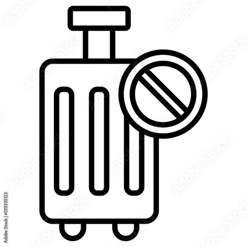 Travel Restrictions Icon