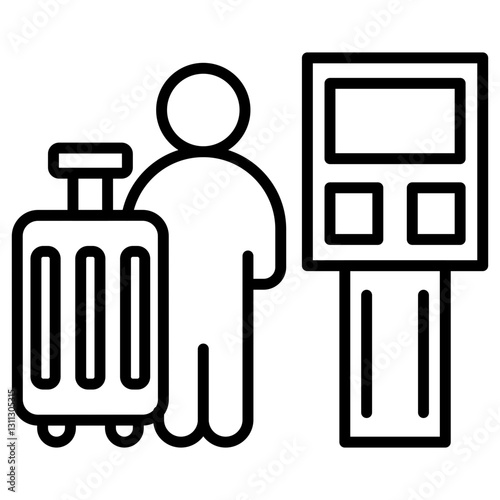 Self Check In Icon
