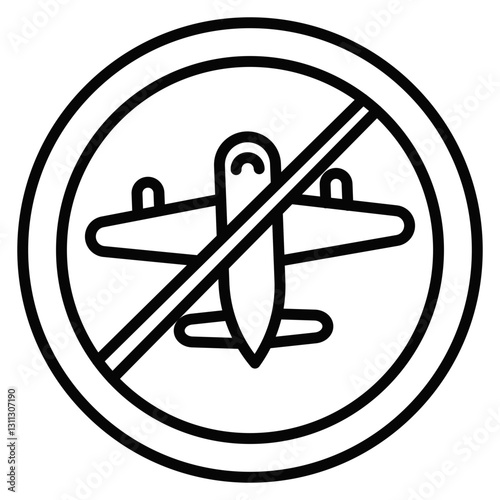 Travel Restrictions Icon