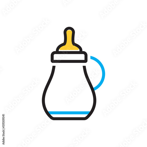 Multi color icon for sippy cup