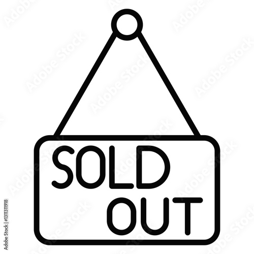 Sold Out Icon