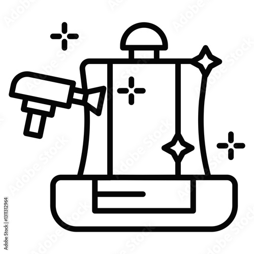 Car Seat Cleaning Icon