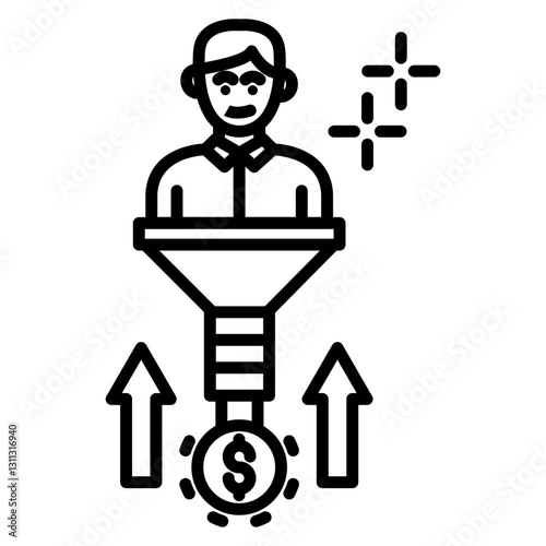 Conversion Rate Icon