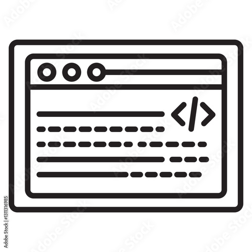Custom Coding Icon