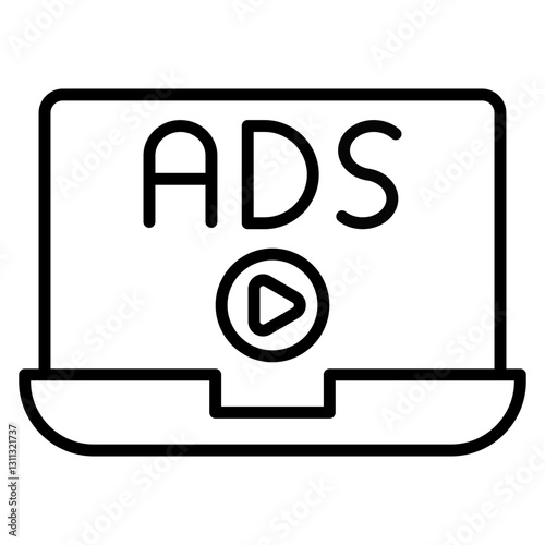 Digital Advertising Icon