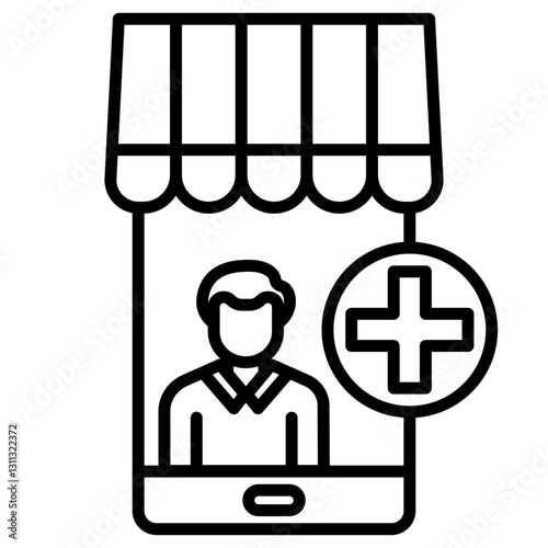 Medical Ecommerce Provider Icon