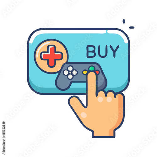 Gaming controller with buy button