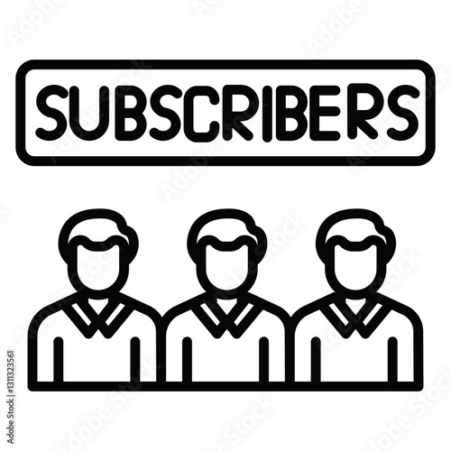 Subscribers Icon