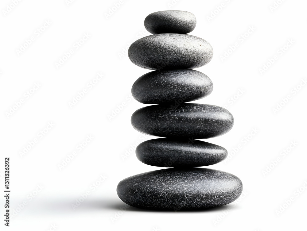 A serene stack of smooth black stones, symbolizing balance and tranquility. Perfect for wellness and meditation themes. A serene stack of smooth black stones, symbolizing balance and tranquility. Perfect for wellness and meditation themes.