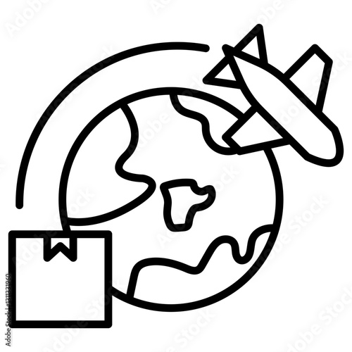 Worldwide Shipping Icon