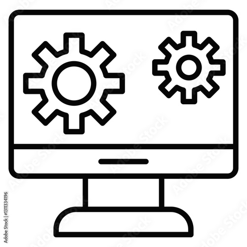 Process Simulation Icon