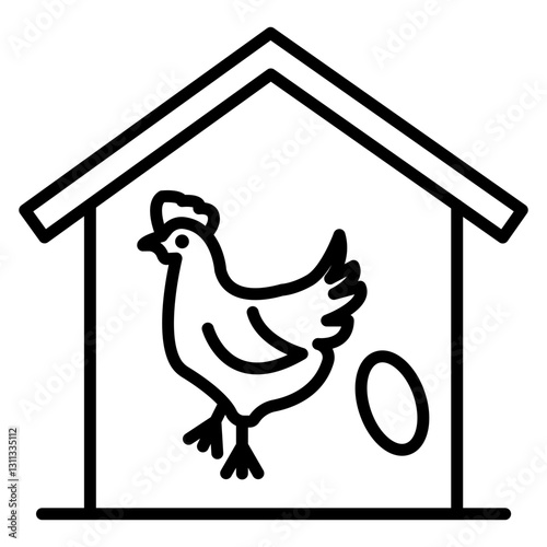 Chicken Coop Icon
