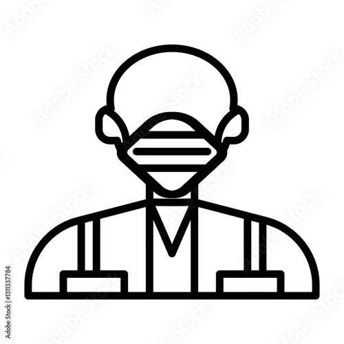 Man Face Mask Icon
