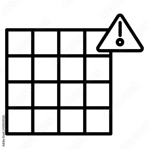 Risk Matrix Icon