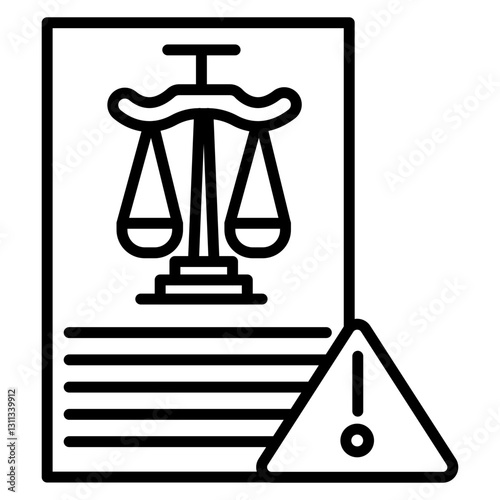 Legal Risk Icon