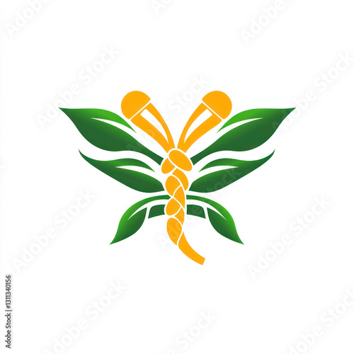 abstract flower logo