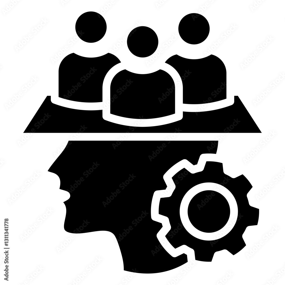 Customer Engagement glyph icon Customer Engagement glyph icon