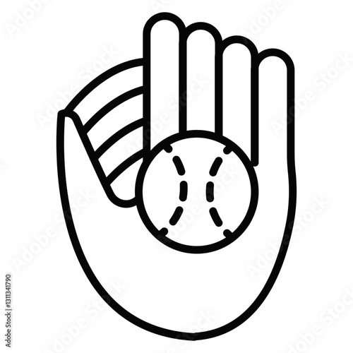 Baseball glove Icon